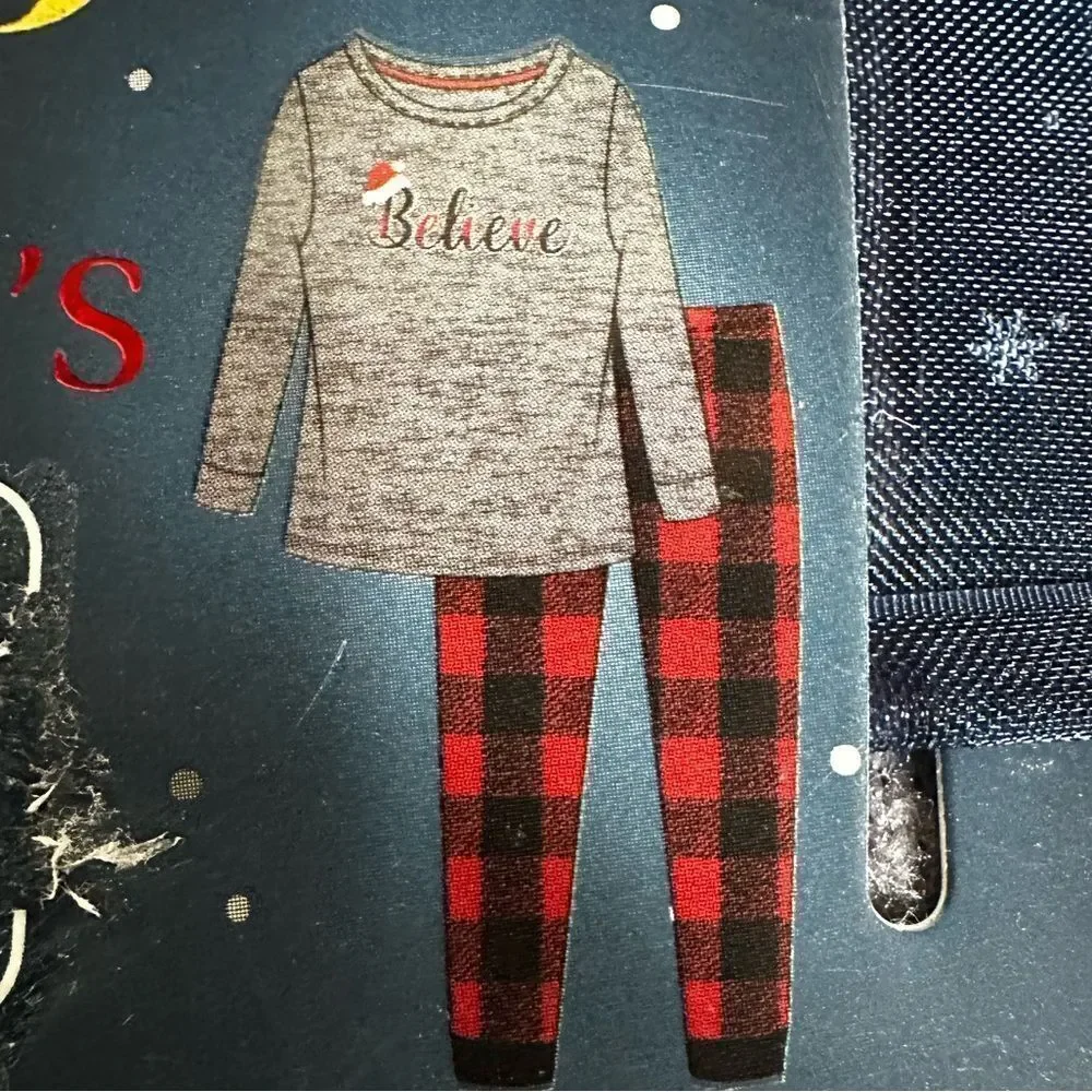 PJ Essentials Kids Gray Pajama Set 2T